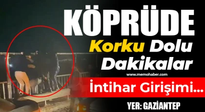Gaziantep Zergil Yolu’nda Tehlikeli Anlar: İntihar Girişimi...