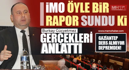 Gaziantep’in deprem gerçeğini Başkan Güçyetmez o sözlerle anlattı