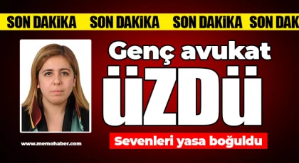 Gaziantepli genç avukat üzdü 