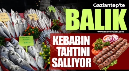 Gaziantep'te balık, kebabın tahtını sallıyor