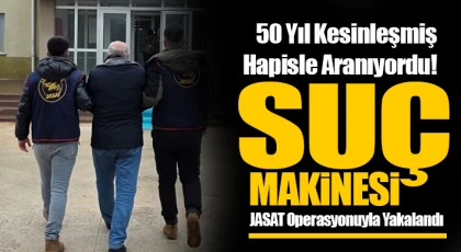 Gaziantep’te JASAT’tan Kaçamadı: 50 Yıl Hapis Cezalı Firari Kıskıvrak Yakalandı