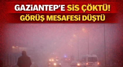 Gaziantep'te yoğun sis