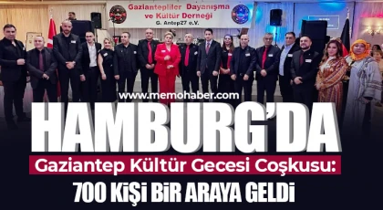 Hamburg’da Gaziantep Kültür Gecesi Coşkusu: 700 Kişi Bir Araya Geldi