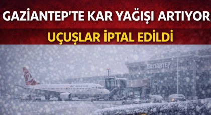 Kar Engeli: Gaziantep Havalimanı’nda Uçuş İptalleri