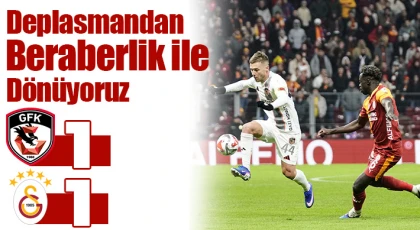 Maç Sona Erdi! Galatasaray - Gaziantep FK : 1 - 1
