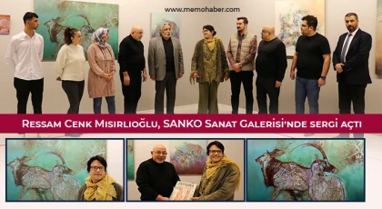 Ressam Cenk Mısırlıoğlu, SANKO Sanat Galerisi’nde sergi açtı