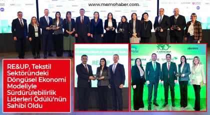 RE&UP, Tekstil Sektöründeki Döngüsel Ekonomi Modeliyle Sürdürülebilirlik Liderleri Ödülü’nün Sahibi Oldu