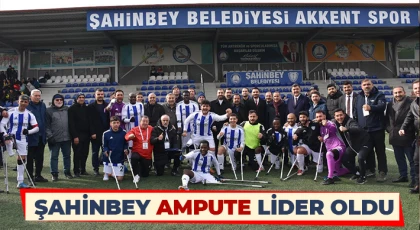 Şahinbey Ampute lider oldu
