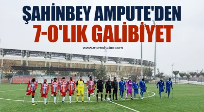  Şahinbey Ampute'den 7-0'lık galibiyet