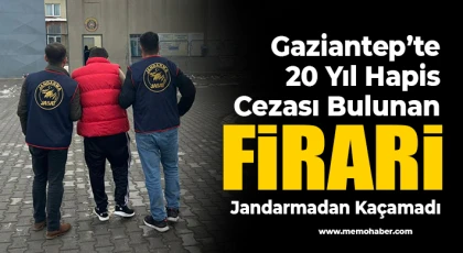 Silahlı Yağma Hükümlüsü Şahinbey’de Saklandığı Adreste Yakalandı