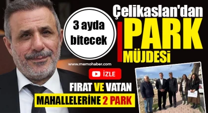 Çelikaslan'dan park müjdesi 