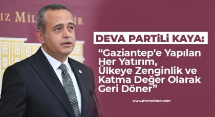 DEVA Partili Kaya’dan Yeni Sanayi Sitesi Projesine Destek