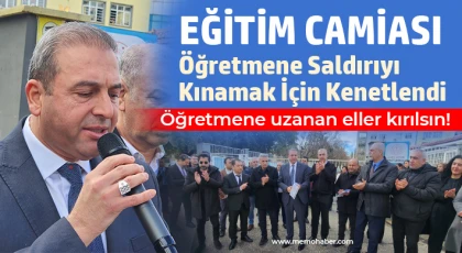Eğitim Camiası Öğretmene Saldırıyı Kınamak İçin Kenetlendi