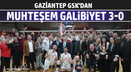 Gaziantep GSK'dan muhteşem galibiyet 3-0