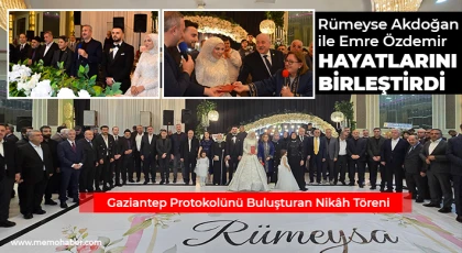 Gaziantep Protokolünü Buluşturan Nikâh Töreni