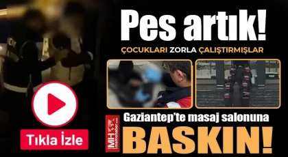 Gaziantep'te masaj salonu operasyonu: Şafak baskınıyla yakalandılar 