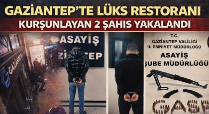 Gaziantep’te Restoran Saldırısına Hızlı Müdahale: 2 Şahıs Tutuklandı