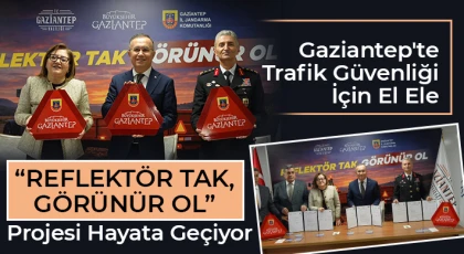 Gaziantep'te Trafik Güvenliği İçin El Ele