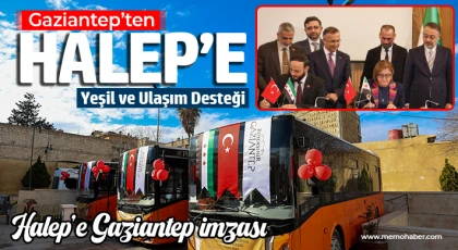 Gaziantep’ten Halep’e Dostluk Protokolü: Yeşil Alan ve Ulaşım Projesi