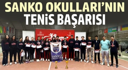 SANKO Okulları’nın tenis başarısı