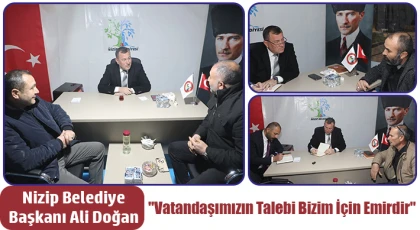 Başkan Ali Doğan: "Vatandaşımızın Talebi Bizim İçin Emirdir"