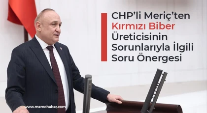 CHP’li Meriç’ten Kırmızı Biber Üreticisinin Sorunlarıyla İlgili Soru Önergesi