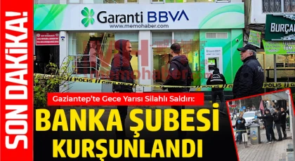Garanti BBVA Şubesi Kurşunlandı: Saldırganlar Kayıp
