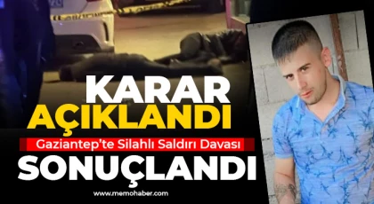 Gaziantep’te 2021 Cinayetinde Hüküm Açıklandı