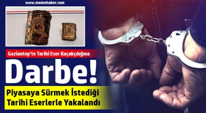 Gaziantep’te Altın Yazmalı 2 Tarihi Kitap Ele Geçirildi