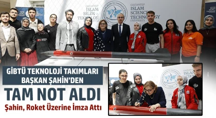 GİBTÜ Teknoloji Takımları Başkan Şahin’den Tam Not Aldı