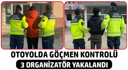 Otoyolda göçmen kontrolü 3 organizatör yakalandı!