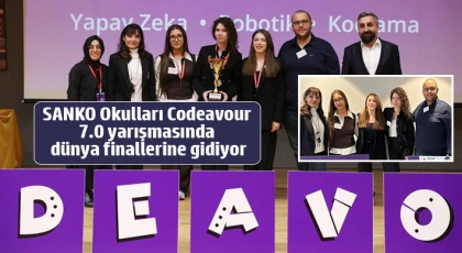 SANKO Okulları Codeavour 7.0 yarışmasında dünya finallerine gidiyor