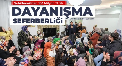 Şehitkamil’den 163 milyon TL’lik dayanışma seferberliği