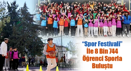 “Spor Festivali” İle 8 Bin 744 Öğrenci Sporla Buluştu