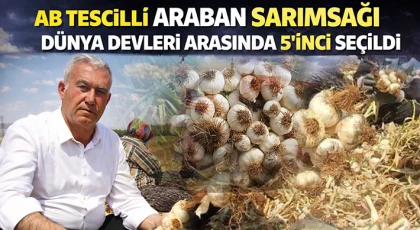 AB Tescilli Araban Sarımsağı dünya devleri arasında 5'inci seçildi