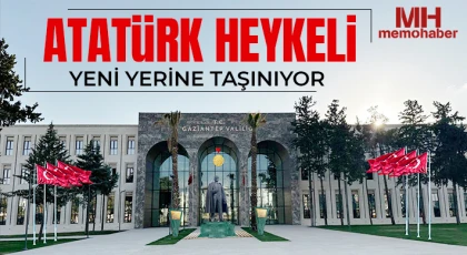 Atatürk Heykeli yeni yerine taşınıyor