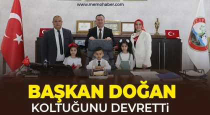 Başkan Doğan, koltuğunu devretti
