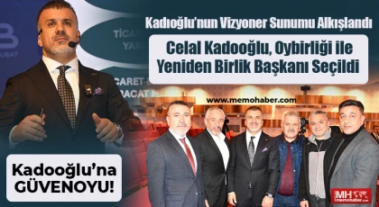 Celal Kadooğlu, oybirliği ile yeniden Birlik başkanı seçildi