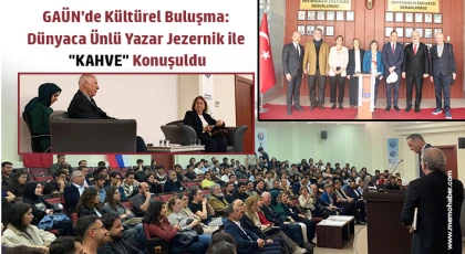 GAÜN’de Kültürel Buluşma: Dünyaca Ünlü Yazar Jezernik ile "Kahve" Konuşuldu