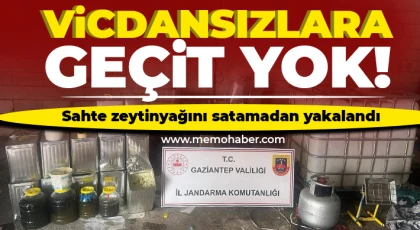 Gaziantep'te sahte zeytinyağı operasyonu! Satamadan yakalandı 