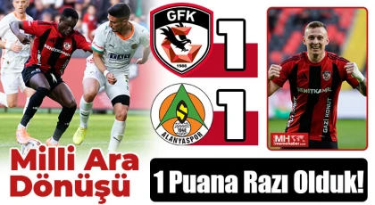 Milli Ara Dönüşü 1 Puana Razı Olduk!