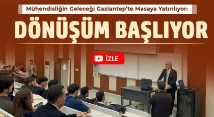 Mühendisliğin Geleceği Gaziantep’te Masaya Yatırılıyor: Dönüşüm Başlıyor