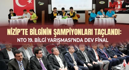 Nizip’te Bilginin Şampiyonları Taçlandı: NTO 19. Bilgi Yarışması’nda Dev Final