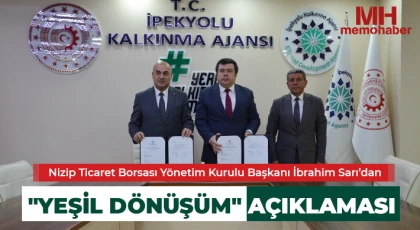 NTB Yönetim Kurulu Başkanı İbrahim Sarı’dan "Yeşil Dönüşüm" Açıklaması