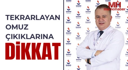 Tekrarlayan omuz çıkıklarına dikkat