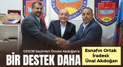 Ünal Akdoğan’a Yavuzeli’nden Güçlü Destek