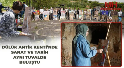 Dülük Antik Kenti’nde sanat ve tarih aynı tuvalde buluştu
