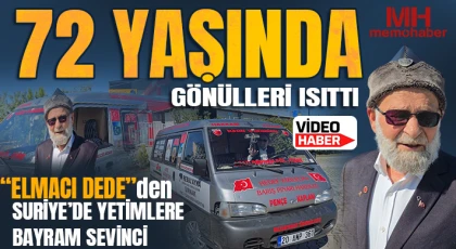 “Elmacı Dede”den Suriye’de Yetimlere Bayram Sevinci: 72 Yaşında Gönülleri Isıttı