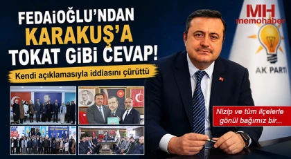 Fedaioğlu’ndan Karakuş’a tokat gibi cevap
