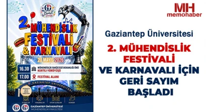 Gaziantep Üniversitesi 2. Mühendislik Festivali ve Karnavalı İçin Geri Sayım Başladı